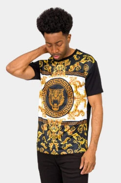 Rhinestone Studded Baroque Tiger T-Shirt