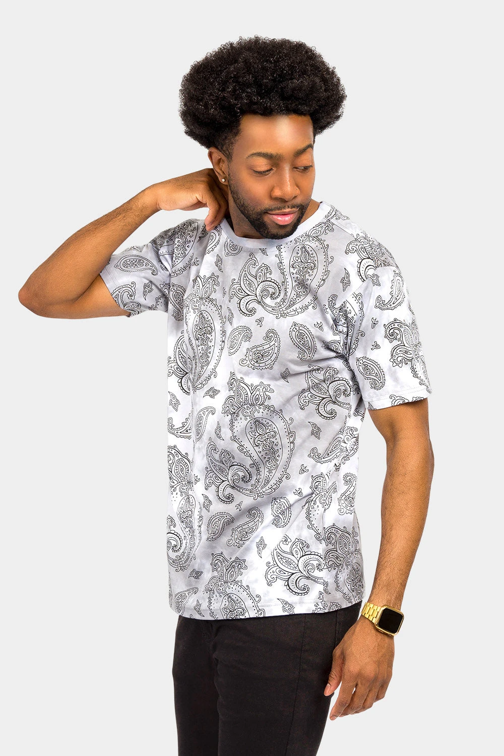 Bandana Paisley Tie Dye Shirt - Image 2