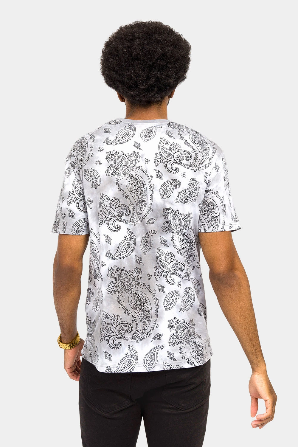 Bandana Paisley Tie Dye Shirt - Image 3