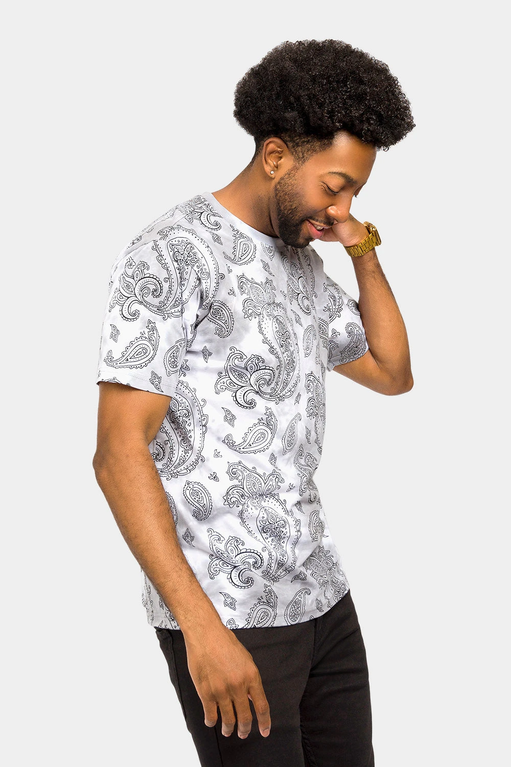 Bandana Paisley Tie Dye Shirt - Image 4