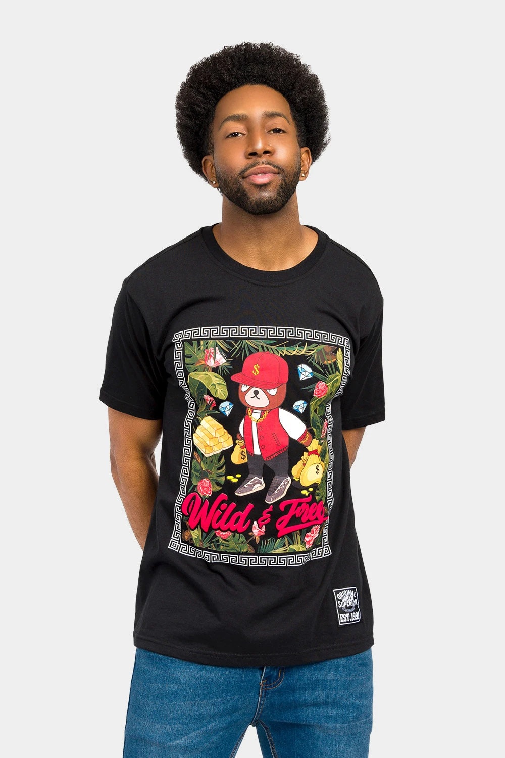 Wild And Free Bear T-Shirt