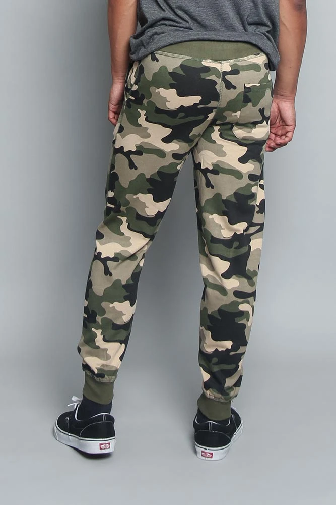 Cuffed Camo Joggers - Image 3