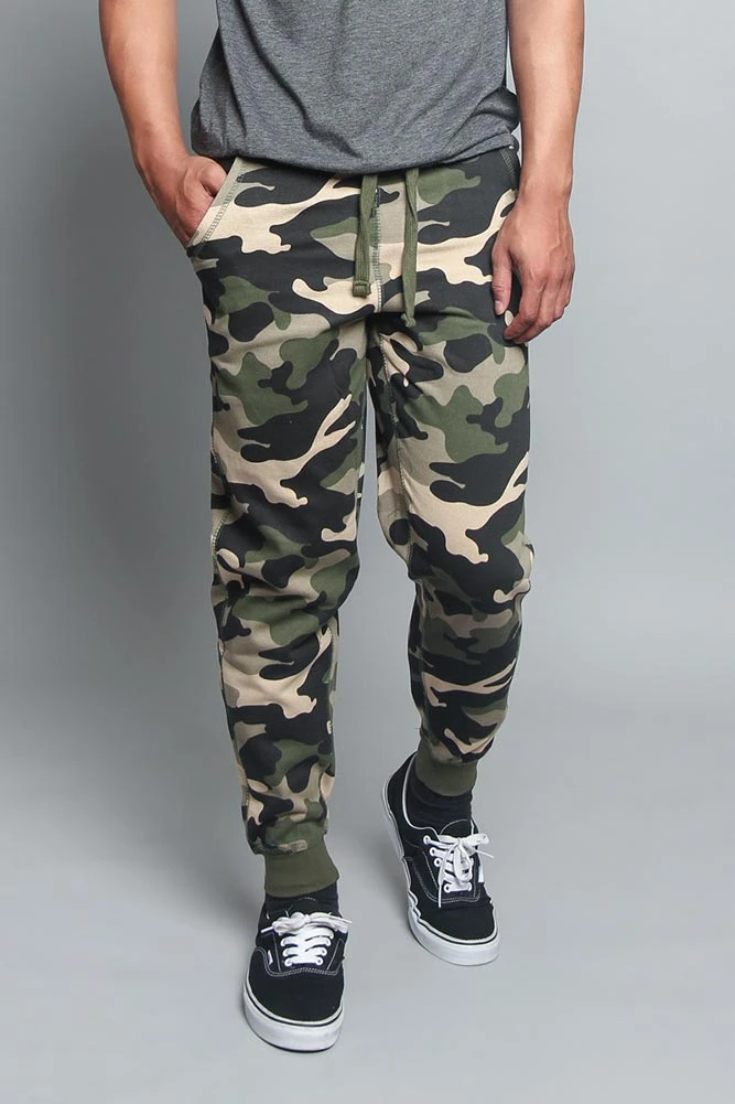 Cuffed Camo Joggers - Image 5