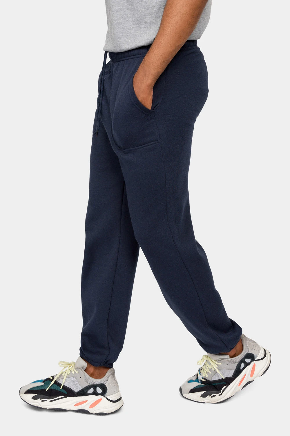 Essential Solid Medium Weight Fleece Sweatpants - Image 3
