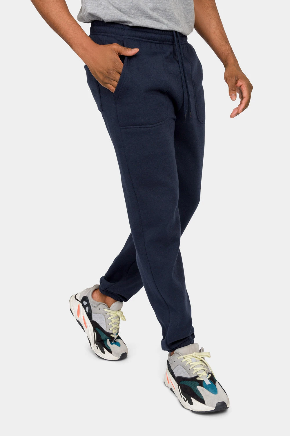 Essential Solid Medium Weight Fleece Sweatpants - Image 5