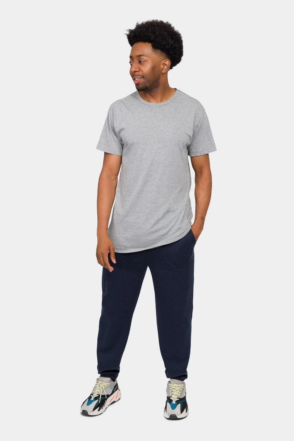 Essential Solid Medium Weight Fleece Sweatpants - Image 6