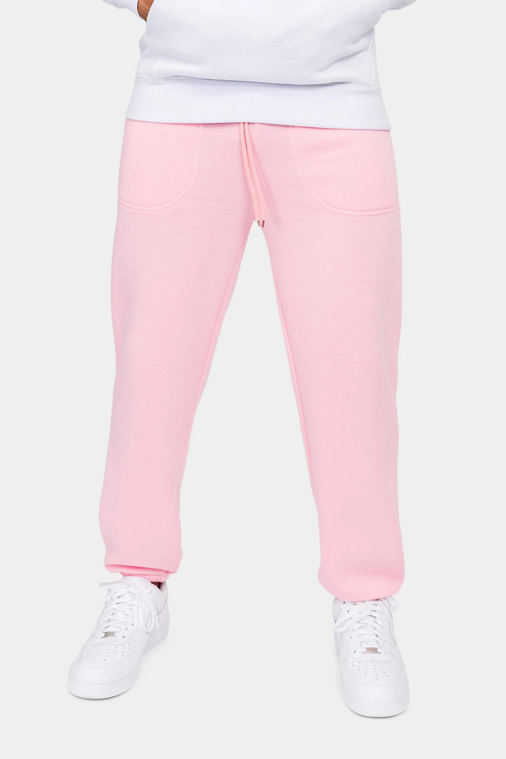 Essential Solid Medium Weight Fleece Sweatpants - Image 7