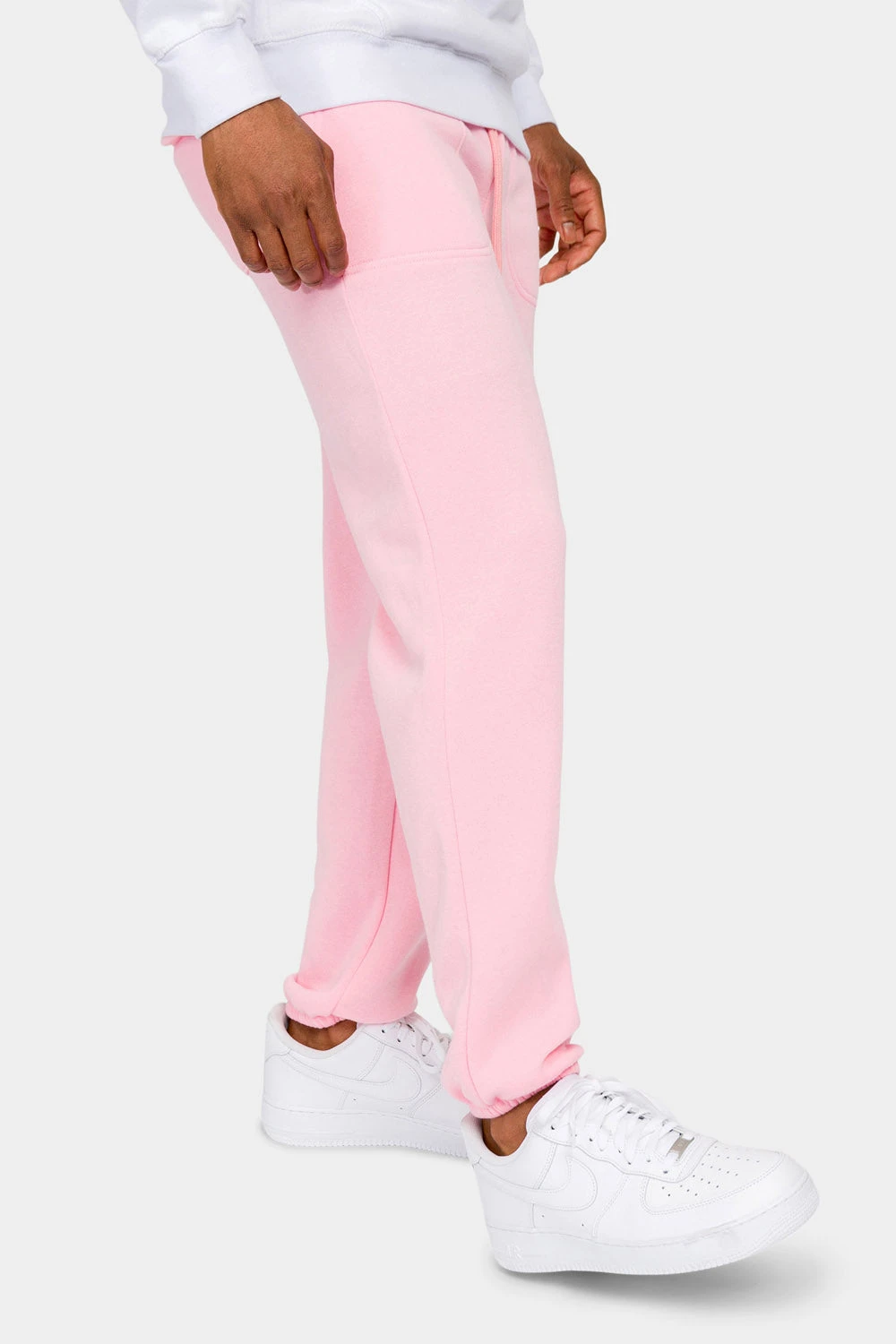 Essential Solid Medium Weight Fleece Sweatpants - Image 10