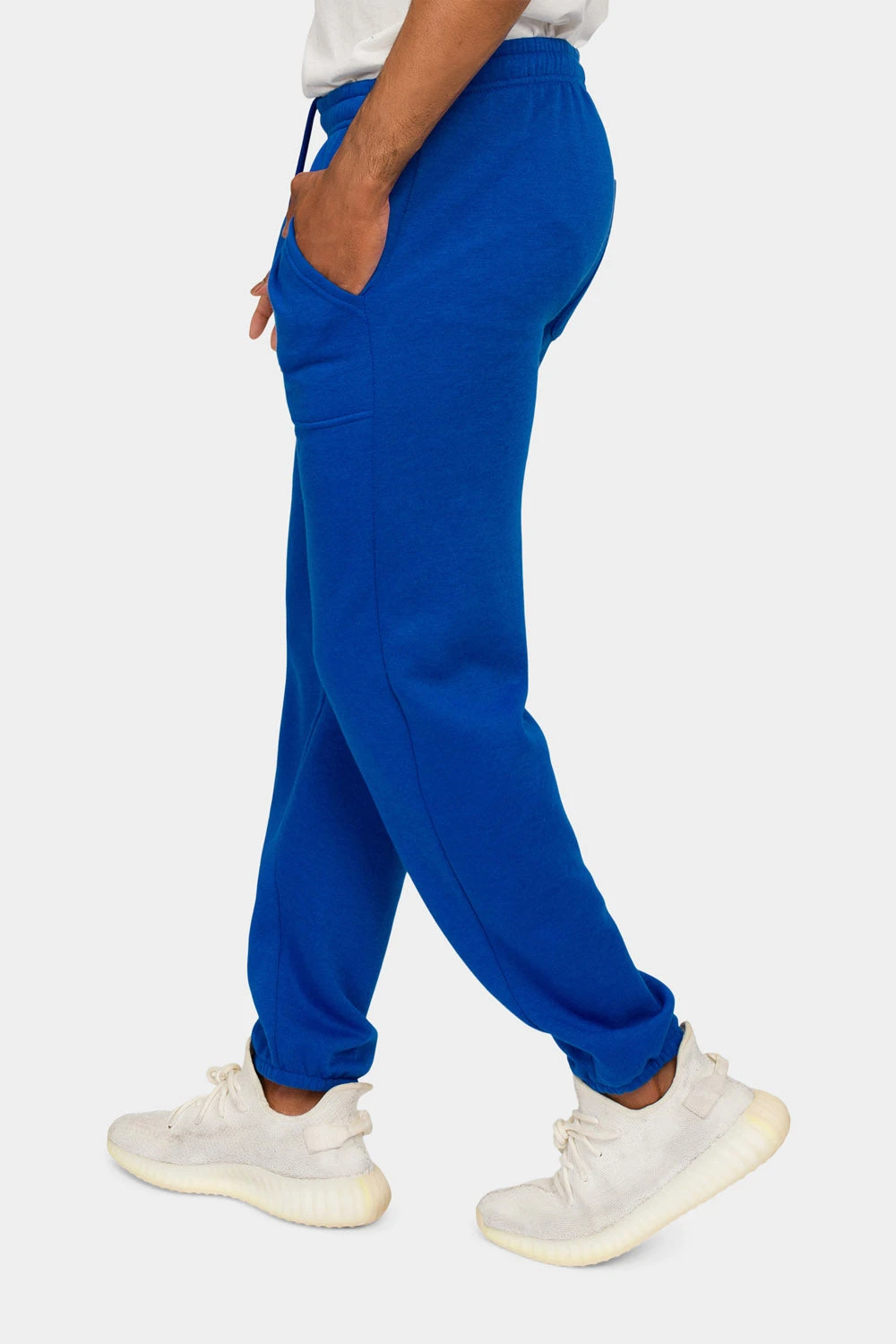 Essential Solid Medium Weight Fleece Sweatpants - Image 13