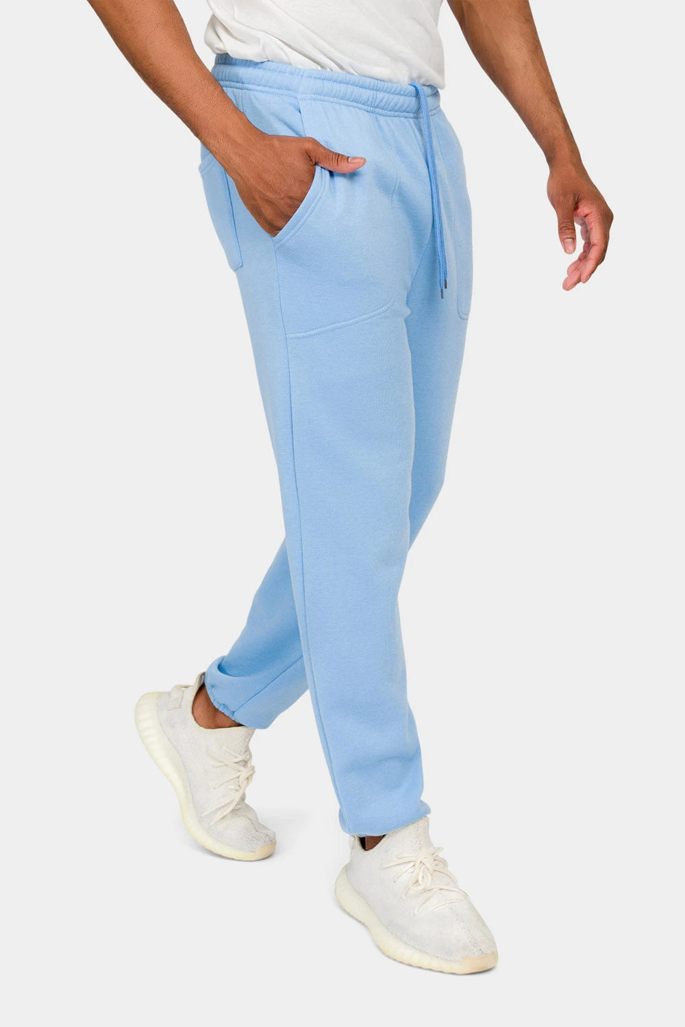 Essential Solid Medium Weight Fleece Sweatpants - Image 20